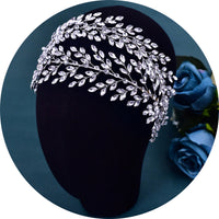 VLLUSISA Rhinestone Bridal Crowns Bride Tiaras For Wedding