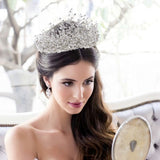 Moda nupcial coronas novia tiaras novia diademas boda accesorios para el cabello