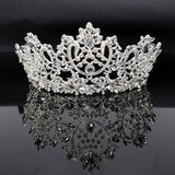 VLLUSISA Bridal Crowns Crystal Bride Tiaras For Wedding Party