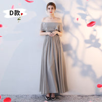 Venda imperdível vários estilos Maxi Chiffon vestidos de dama de honra vestidos de dama de honra