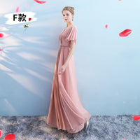 Multiple Styles Maxi Chiffon Bridesmaid Dresses Maid Of Honor Dresses