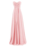 Fashion Strapless Pleated Chiffon Evening Dresses Simple Toastmaster Evening Gowns