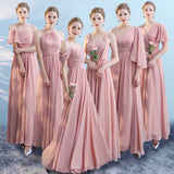 Multiple Styles Maxi Chiffon Bridesmaid Dresses Maid Of Honor Dresses