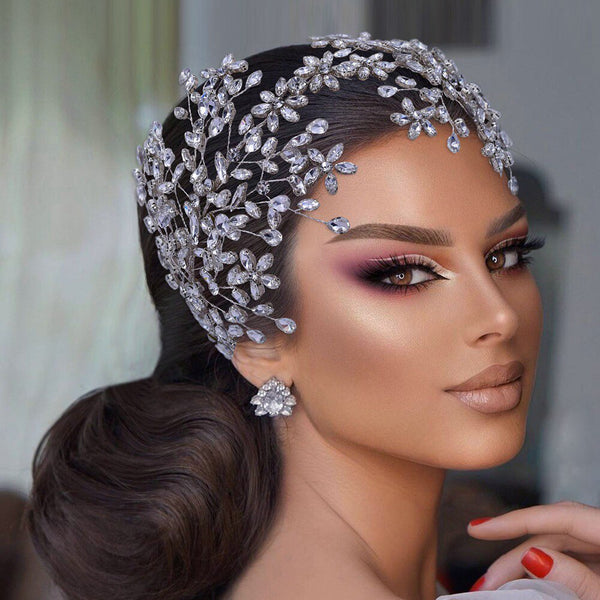 Luxury Crystal Bride Crowns Bride Headbands Wedding Hair Accessories