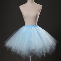 Kids Short Style Petticoat For Party Costume Children No Hoop Stretch Crinoline