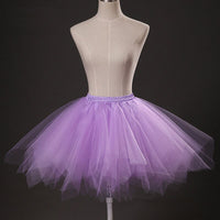 Kids Short Style Petticoat For Party Costume Children No Hoop Stretch Crinoline