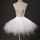 Kids Short Style Petticoat For Party Costume Children No Hoop Stretch Crinoline