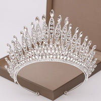 Exquisite Bride Headpiece Rhinestone Bridal Crowns Bride Tiaras