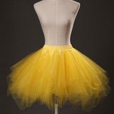 Kids Short Style Petticoat For Party Costume Children No Hoop Stretch Crinoline