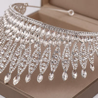 Exquisite Bride Headpiece Rhinestone Bridal Crowns Bride Tiaras