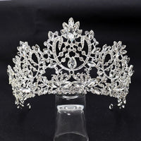 VLLUSISA Bridal Crowns Crystal Bride Tiaras For Wedding Party