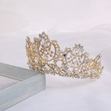 VLLUSISA Bridal Crowns Crystal Bride Tiaras For Wedding Party