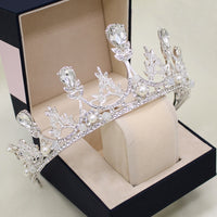 Accesorios de la boda de la tiara de la novia de la corona nupcial de cristal de la moda