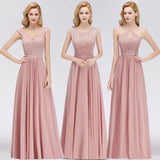 Fashion A Variety Of Styles Long Bridesmaid Dresses Ladies Lace Chiffon Wedding Party Gowns