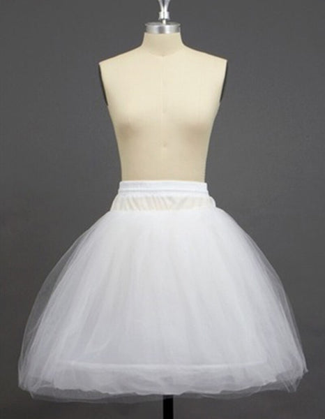 Short Style Petticoat No Hoop Lolita Stretch Crinoline