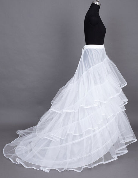 Women Petticoats Bridal Crinoline For Chapel Train Wedding Dress